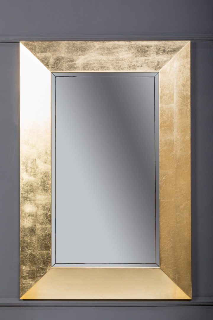 Зеркало с подсветкой Armadi Art NeoArt 80 см 554 золото