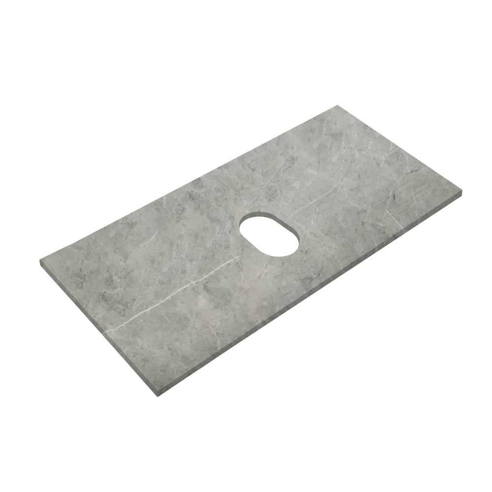 Столешница BelBagno 100 см KEP-100-MGL-W0 Marmo Grigio Lucido