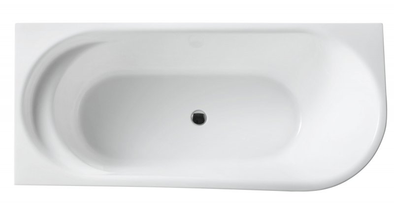 Акриловая ванна BelBagno Abile BB410-1500-780-L 150х78 белая