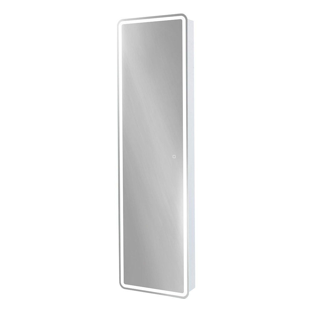 Зеркальный шкаф BelBagno Marino 45 см SPC-MAR-450/1600-1A-LED-TCH белый