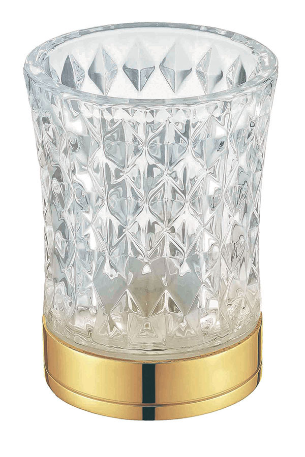 Стакан для зубных щеток Boheme настольный 10212 золото основа для творчества и декора стакан с крышкой 5 2 × 6 5 см
