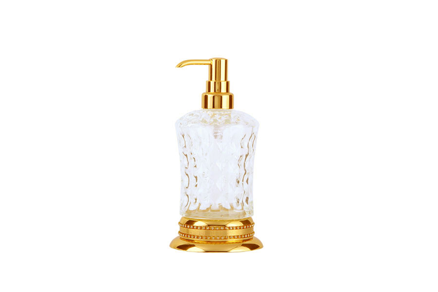 Диспенсер для жидкого мыла Boheme Imperiale 10410 золото настенный стеклянный дозатор для жидкого мыла диспенсер haiba