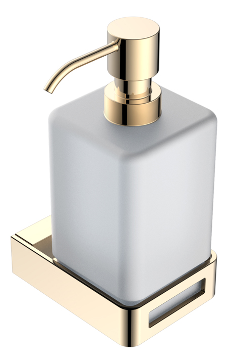 Диспенсер для жидкого мыла Boheme Q 10957-G золото диспенсер для ватных дисков boheme