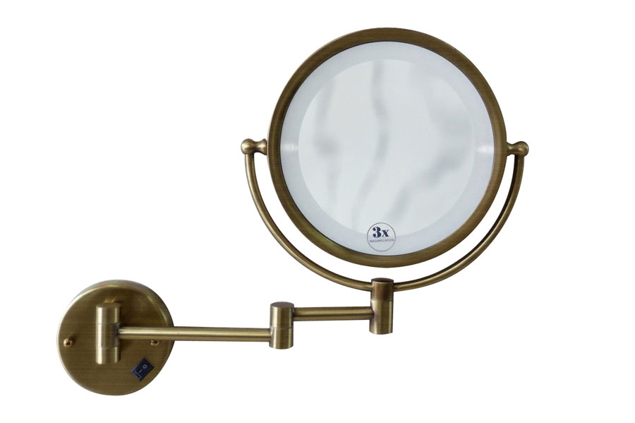 Зеркало настенное с подсветкой Boheme Medici 501 бронза