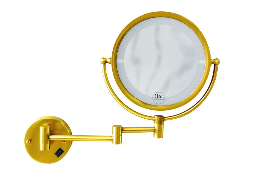 Зеркало настенное с подсветкой Boheme Imperiale 503 золото косметическое зеркало boheme