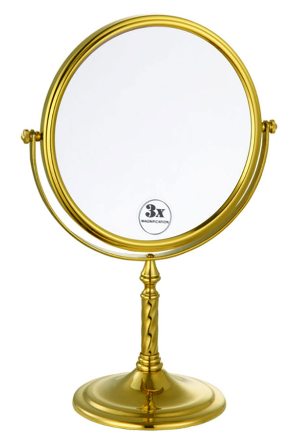 Зеркало настольное Boheme Imperiale 504 золото зеркало косметическое настольное two dolfins увеличительное 17 см