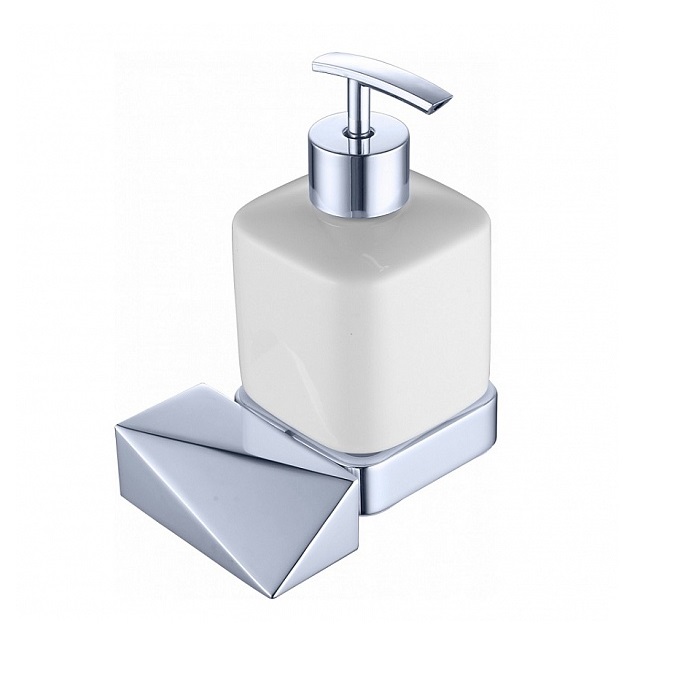 Диспенсер для жидкого мыла Boheme New Venturo 10317-CR белый, хром диспенсер для жидкого мыла пены nofer