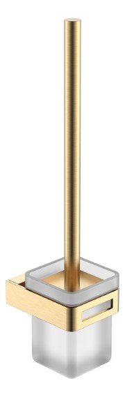 Ёршик для унитаза подвесной Boheme Q 10954-MG золото матовое ёршик для унитаза силиконовый доляна