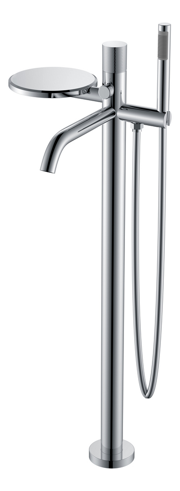 Напольный смеситель для ванны с душем Boheme Stick 129-CRCR.2 хром с хромированной ручкой chrome touch chrome