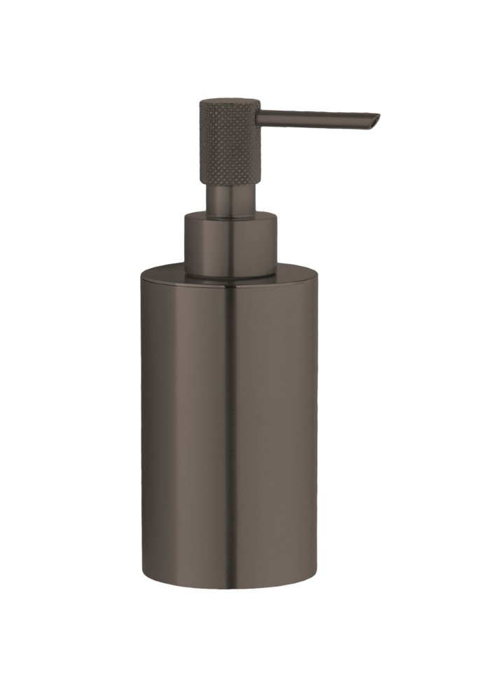 Дозатор для жидкого мыла Boheme Uno 10980-GM оружейная сталь