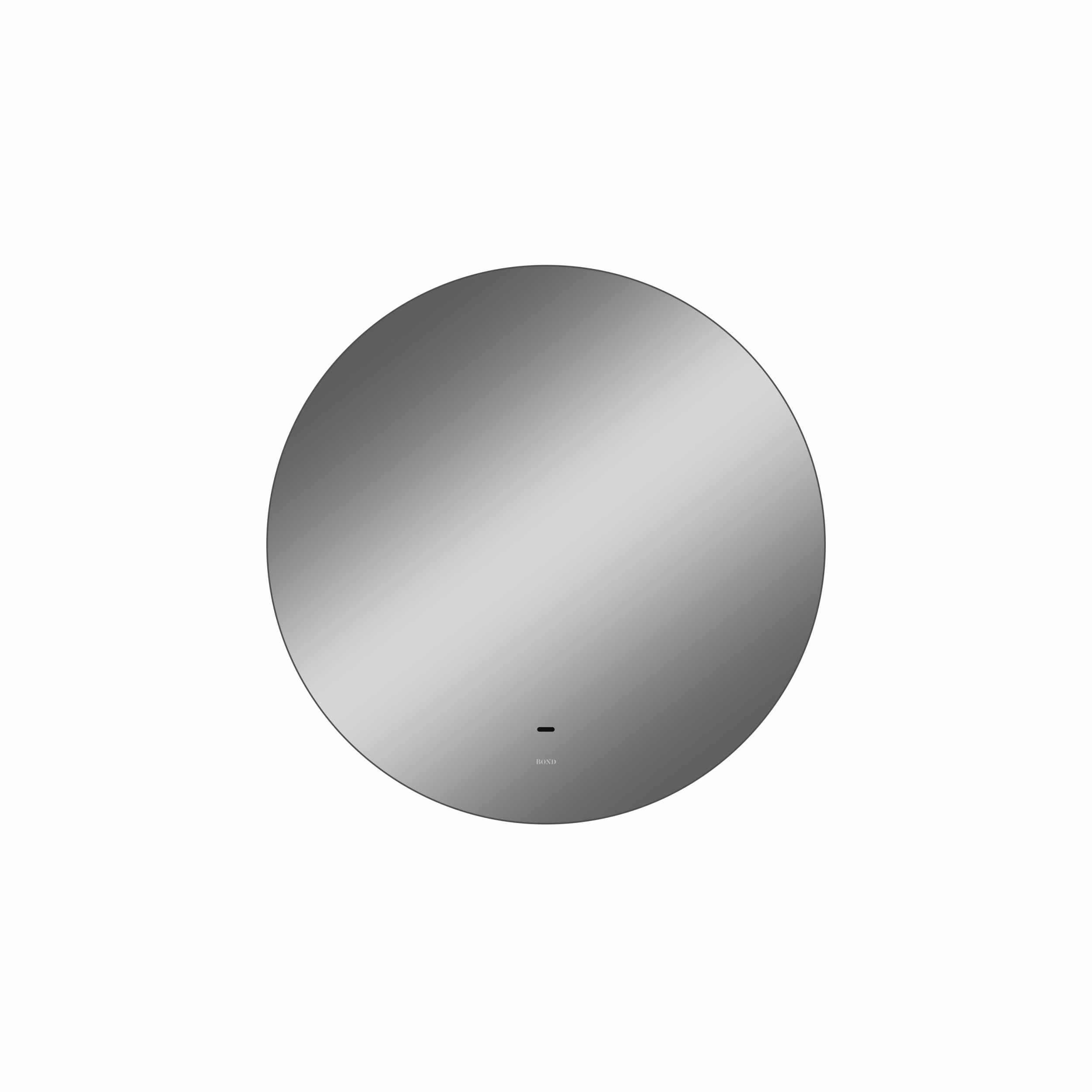 Зеркало с подсветкой BOND Circle 70 см M38ZE-7070 лупа 6х d 6 5см с подсветкой