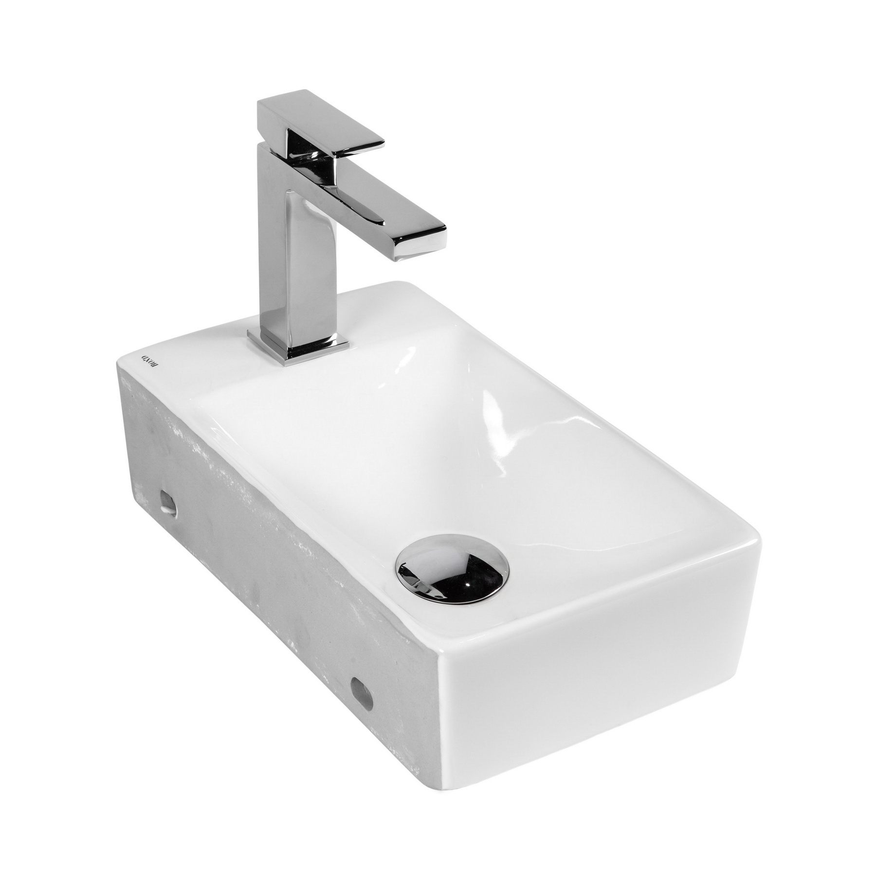 термостат для ванны grohe grohtherm cube накладная панель для 35600 24155000 Раковина накладная BOND Cube 38 см S12-380R белая