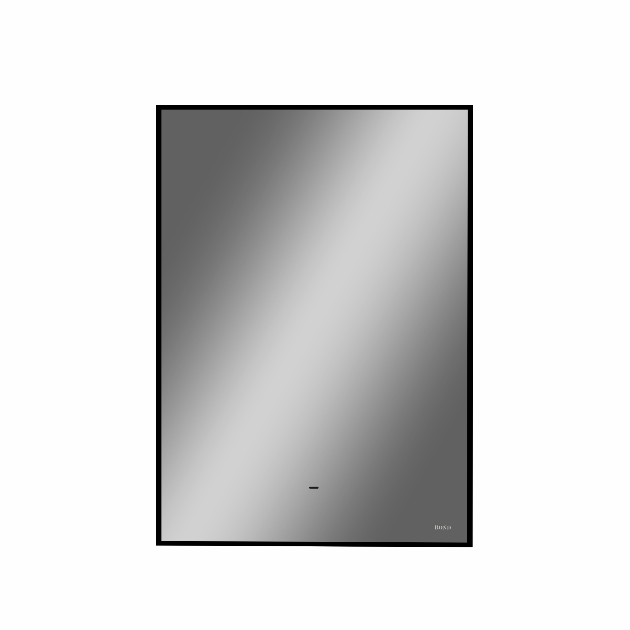 Зеркало с подсветкой BOND Cube 60 см M36ZE-6080 черное лупа 6х d 6 5см с подсветкой