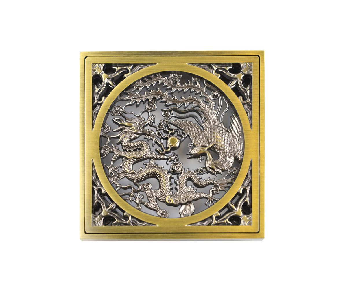 Решетка для трапа Bronze de Luxe 21986 дракон bronze de luxe решетка для трапа bronze de luxe дракон 10x10 21986 бронза