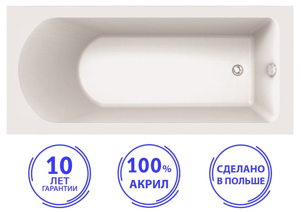 

Ванна акриловая C-bath Geba CBQ009003 180х80, Geba CBQ009003 180х80