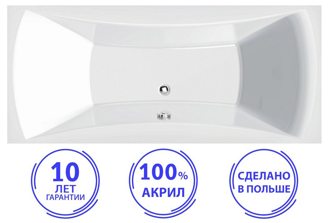 

Ванна акриловая C-bath Talia CBQ004003 190х90, Talia CBQ004003 190х90