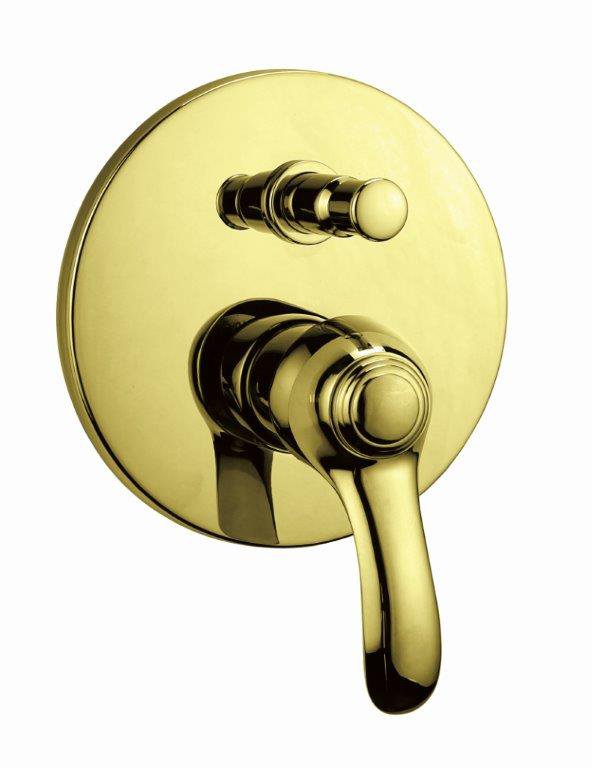 Смеситель для ванны или для душа Cezares Lira-VDIM-03, цвет золото - фото 1
