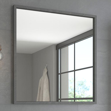 Зеркало Comforty Бредфорд 00-00009966 75 см, рама серый графит зеркало для ванной comforty пион 60
