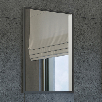 Зеркало Comforty Лозанна 00-00009575 55 см, серое матовое зеркало для ванной comforty пион 60
