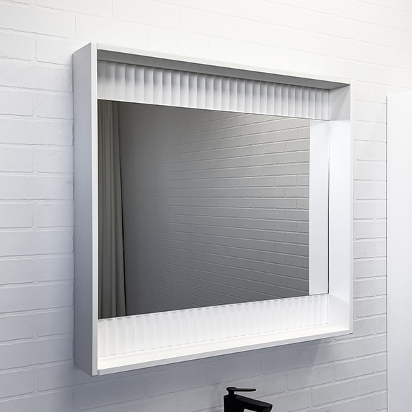 Зеркало Comforty Марсель 88 см 00-00013685 белый зеркало для ванной comforty пион 60