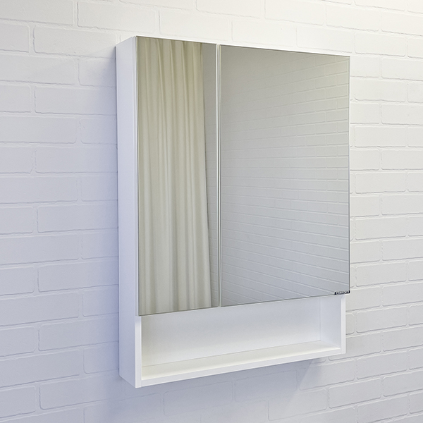 Зеркальный шкаф Comforty Никосия 60 см 00-00011199 белый