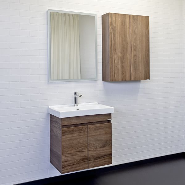 Мебель для ванных комнат Comforty Осло 60 тёмно-коричневый