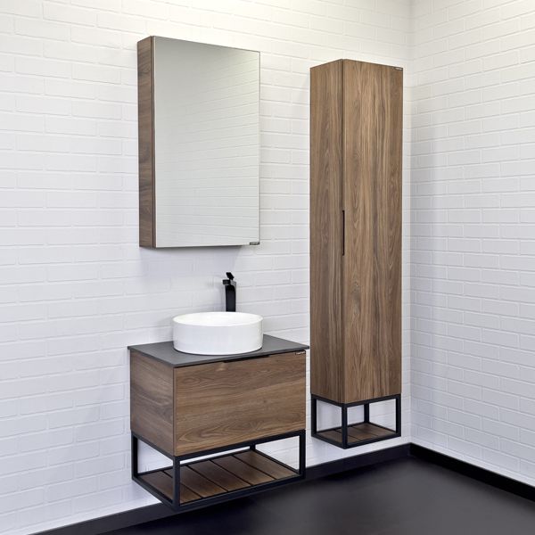 Мебель для ванных комнат Comforty Порто 60 тёмно-коричневый