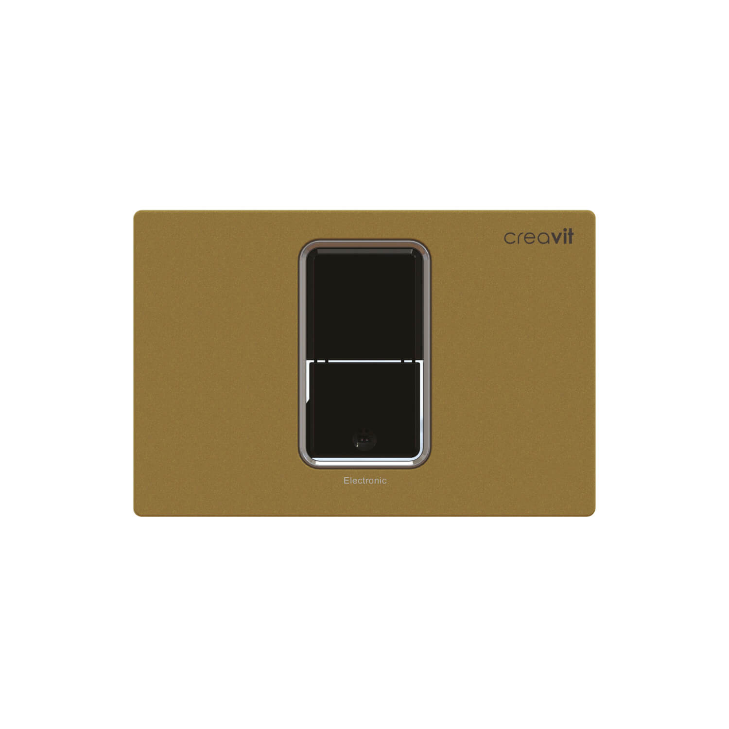 Кнопка смыва Creavit FP8001.04 сенсорная золото