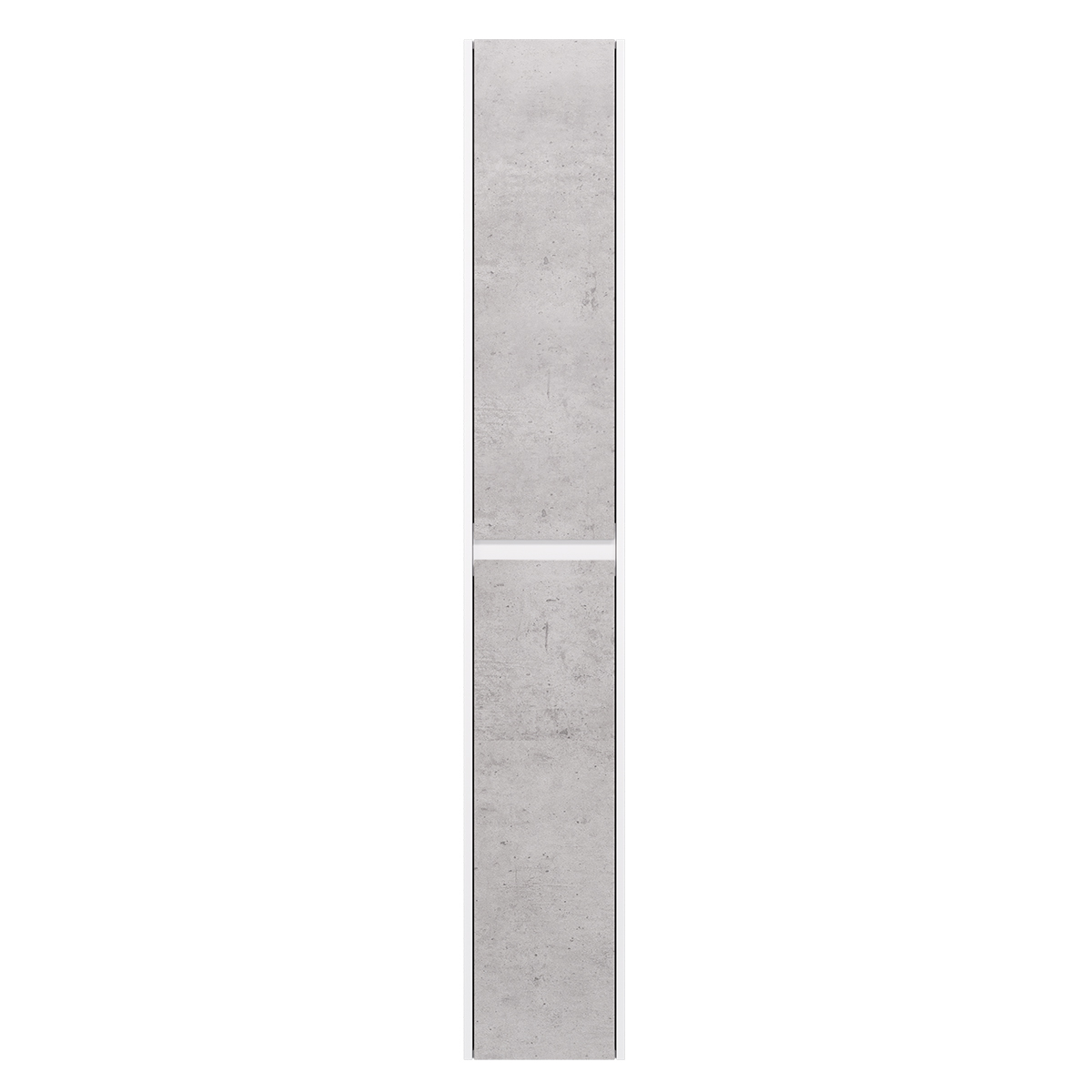Пенал Dreja Slim 30 см 99.0505 белый, бетон