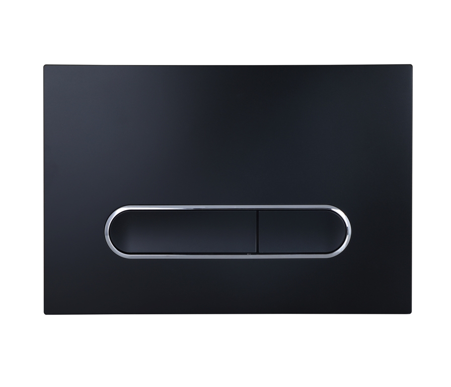 Кнопка для инсталляции Esbano 24.5 см ESINOVL17MB черная матовая