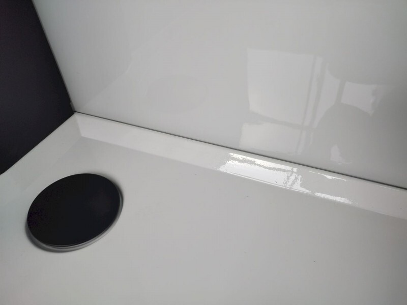 Душевая кабина Esbano Muse 100x80 ESM-108CKR L стекло прозрачное, профиль черный, цвет белый ESKM108CKRL - фото 7