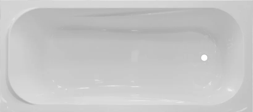 Ванна из литьевого мрамора Эстет Альфа 170х70 ФР-00006565, белая, пристенная