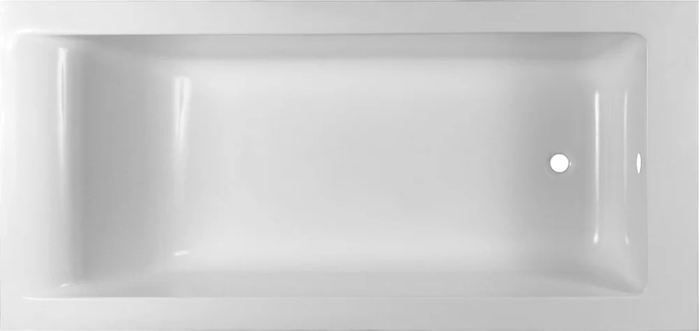 Ванна из литьевого мрамора Эстет Дельта 170Вx75 ФР-00001681, белая, пристенная