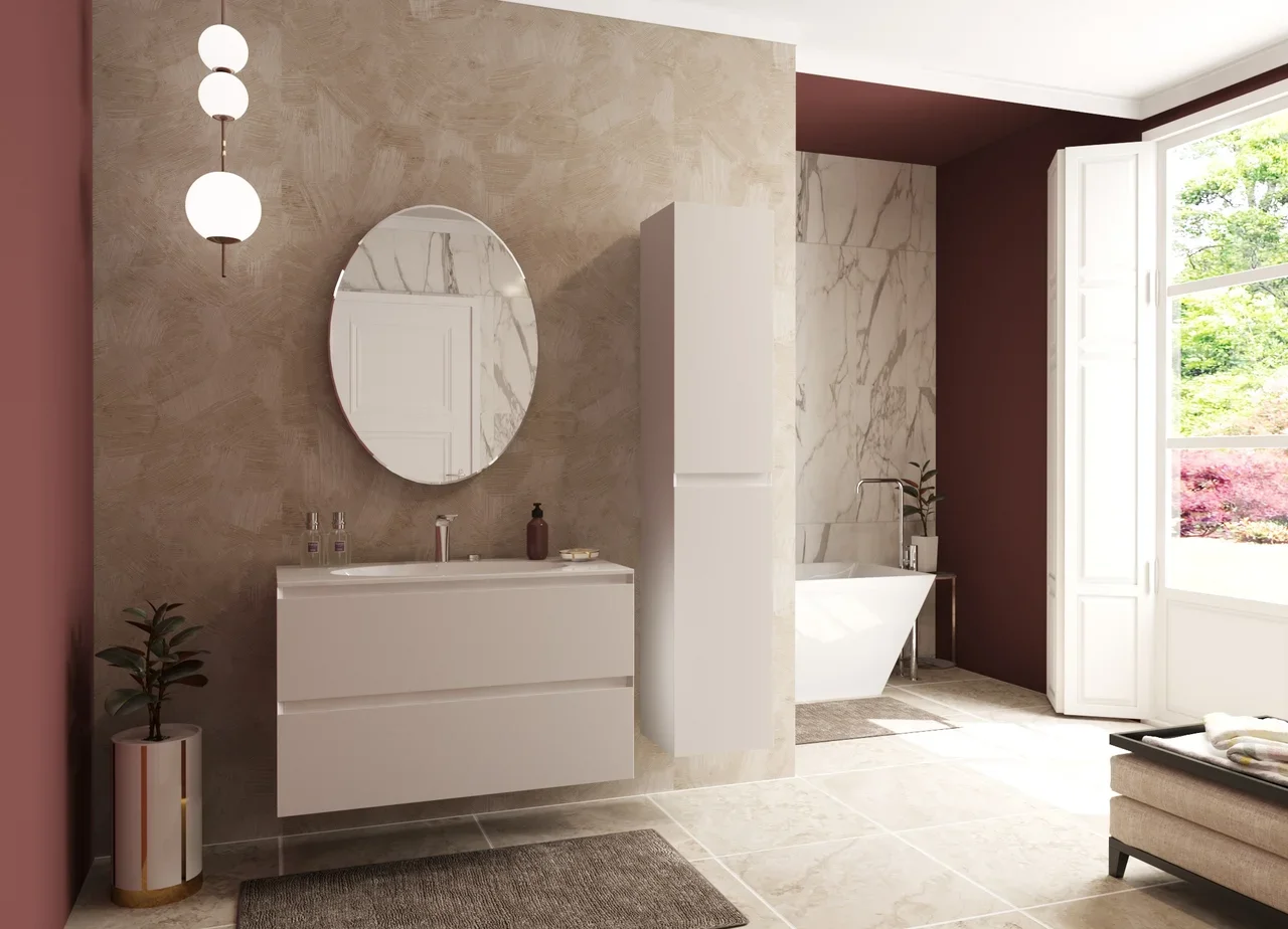 Мебель для ванной комнаты Эстет Malta 100 подвесной 2 ящика