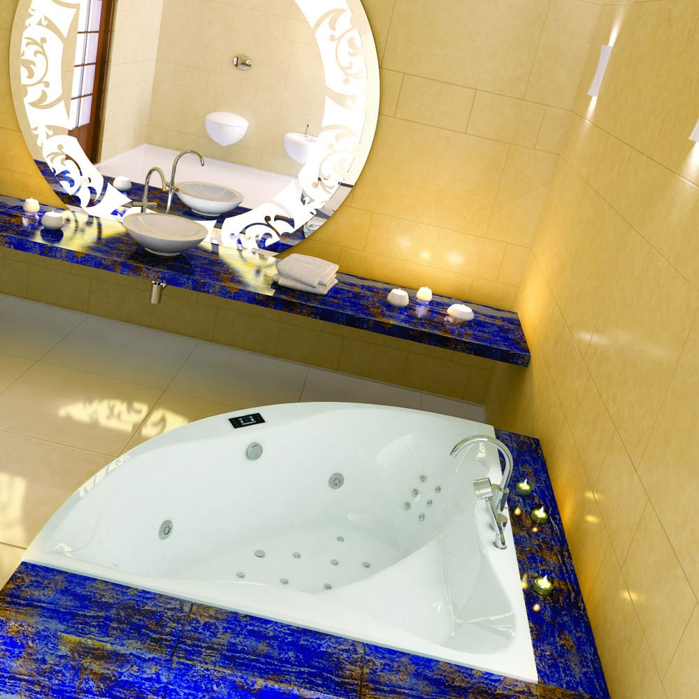 Акриловая ванна Excellent Glamour 150x150, цвет нет WAEX.GLA15WH - фото 4