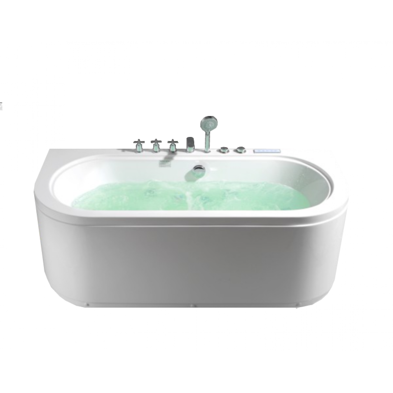 Гидромассажная ванна Frank 170x80 F160 пристенная, белая