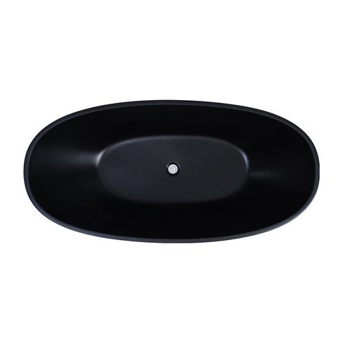 Отдельностоящая ванна Frank 170x81 F6123 Black+Black черная