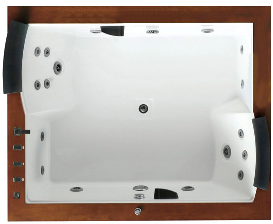 Ванна акриловая Gemy 186x151 G9052-II K R белая установка для проверки дизельных форсунок jtc