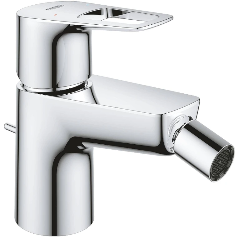 Смеситель для биде Grohe BauLoop 23338001 хром, с донным клапаном