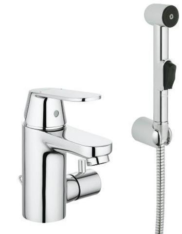 

Смеситель с гигиеническим душем Grohe Eurosmart 23433000, Хром, Eurosmart 23433000