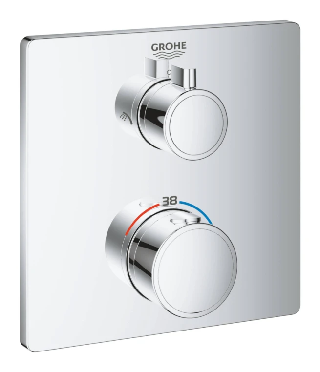 Встраиваемый смеситель для душа Grohe Grohtherm 24079000 хром, с термостатом