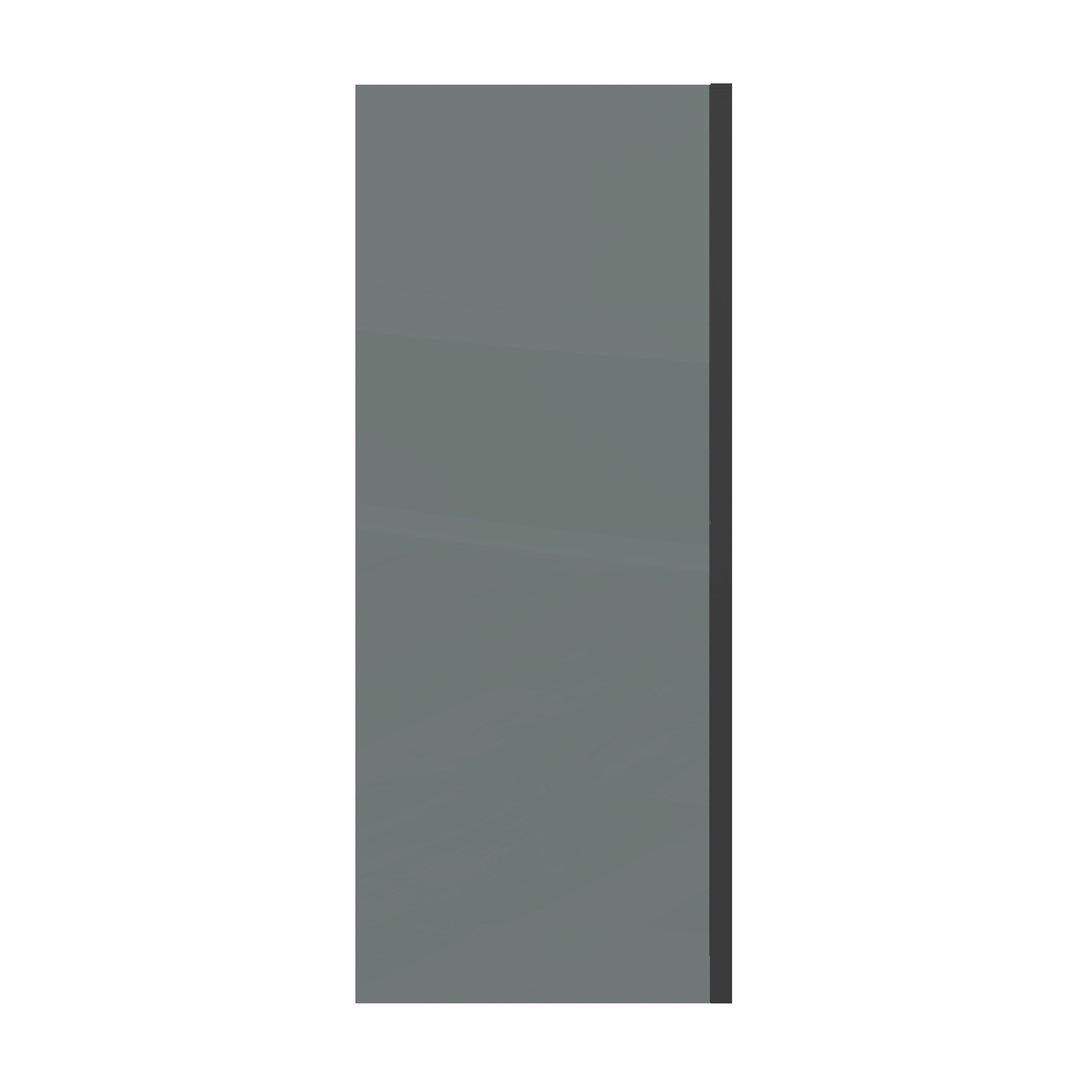 Боковая стенка Grossman Classic 70x195 200.K33.04.70.21.10 стекло тонированное, профиль черный матовый - фото 1