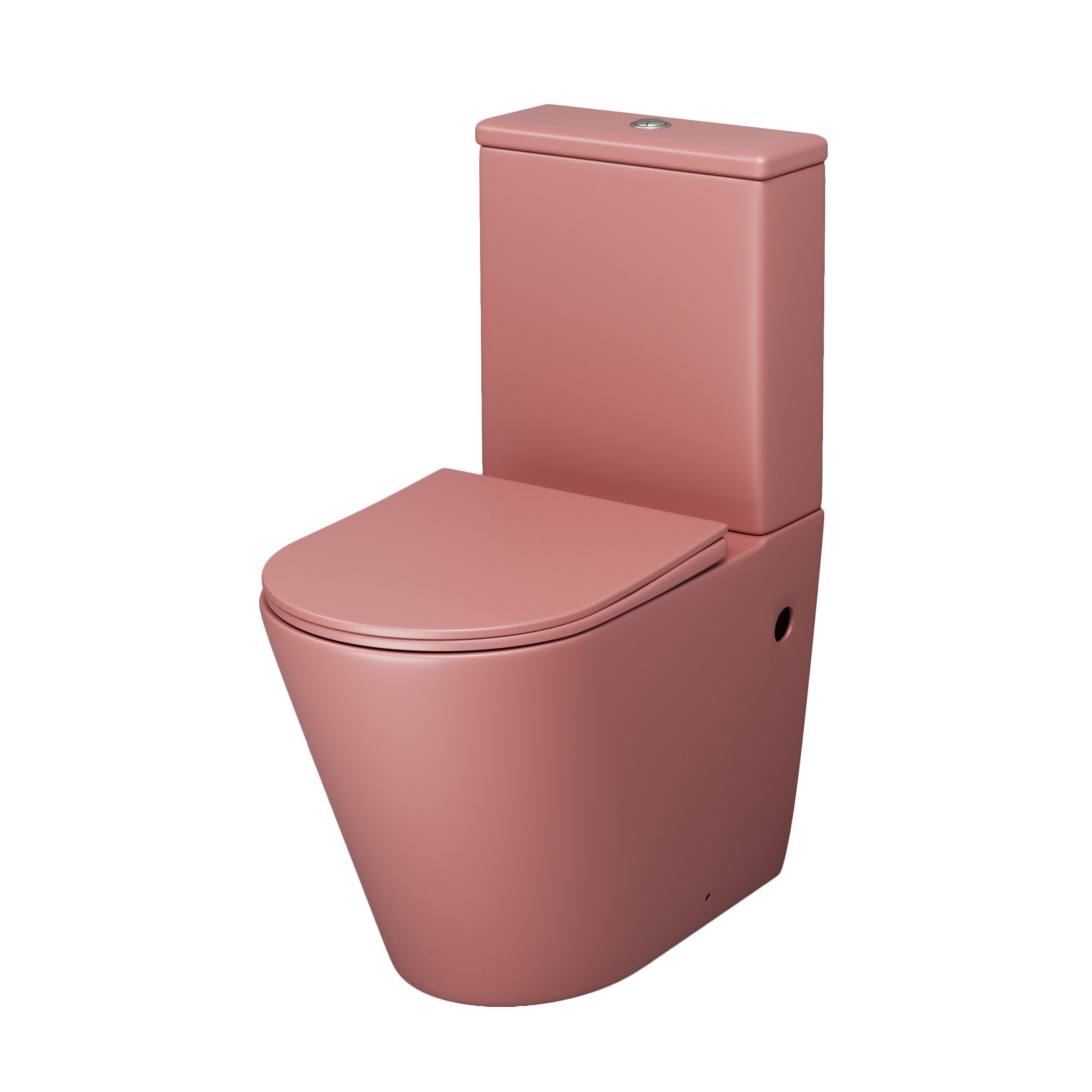 Унитаз напольный с бачком Grossman Color GR-4480PIMS розовый матовый, с крышкой микролифт сиденье на унитаз розовый