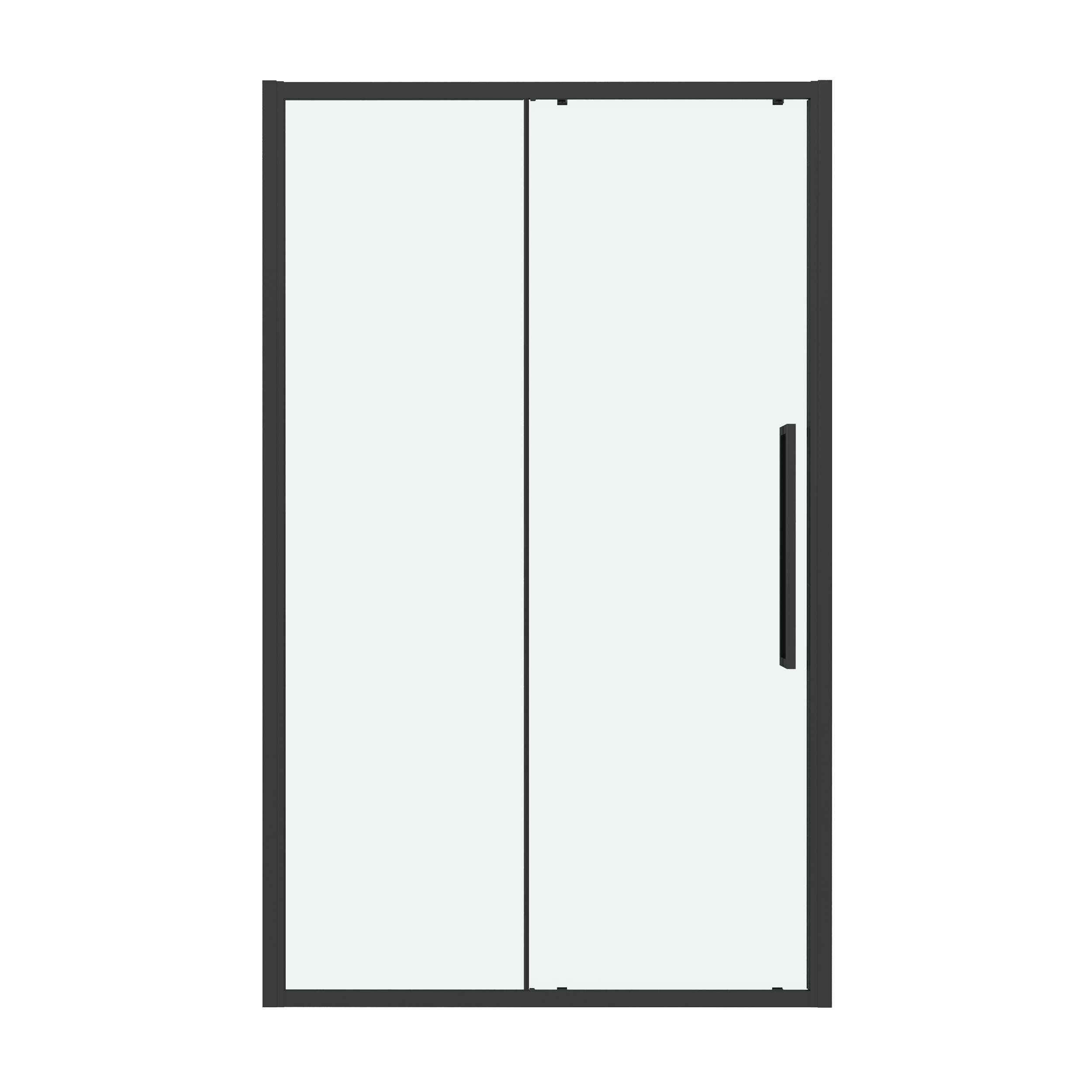 Душевая дверь Grossman Cosmo 110x195 100.K33.02.110.21.00 стекло прозрачное, профиль черный матовый - фото 4