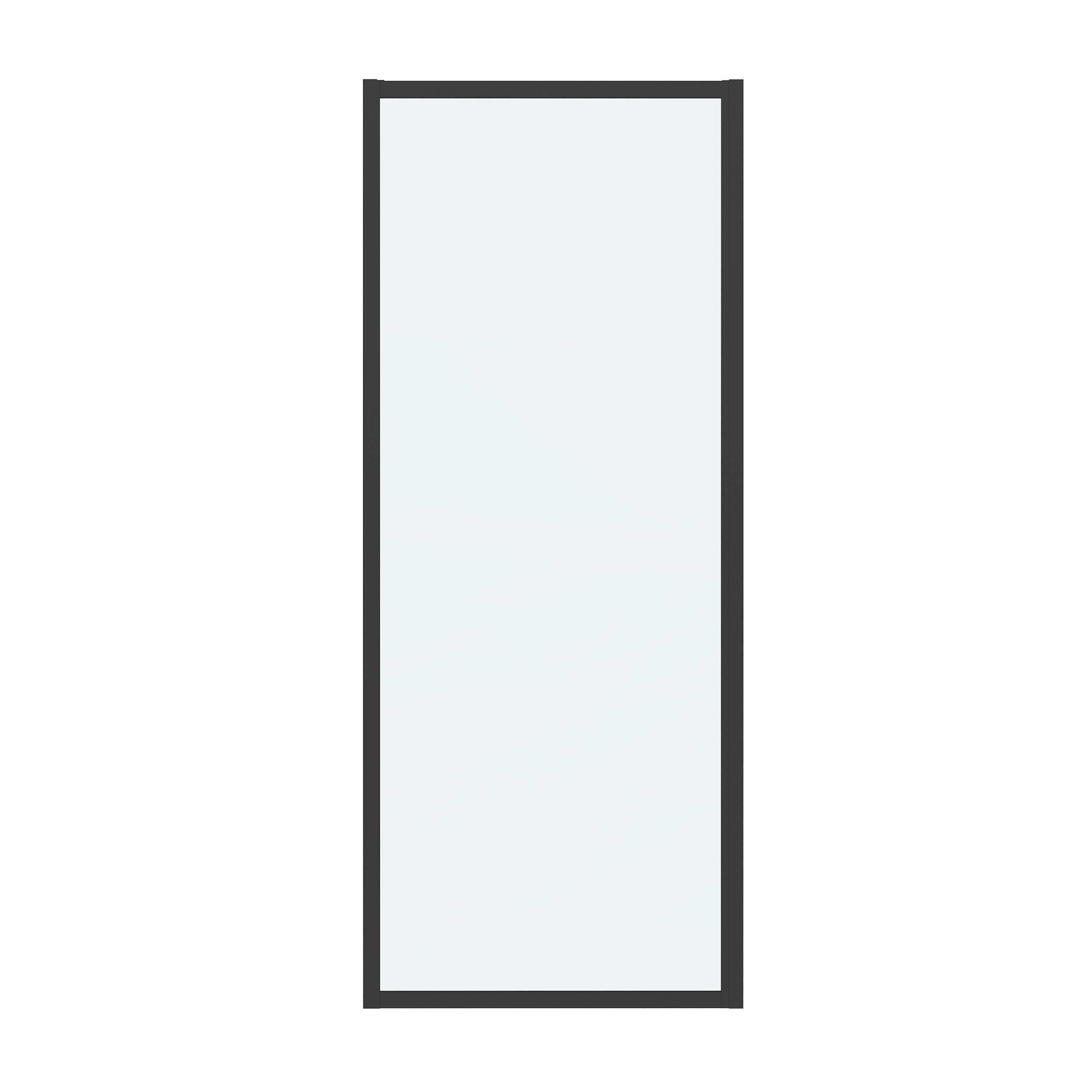 Боковая стенка Grossman Cosmo 70x195 200.K33.02.70.21.00 стекло прозрачное, профиль черный матовый - фото 1