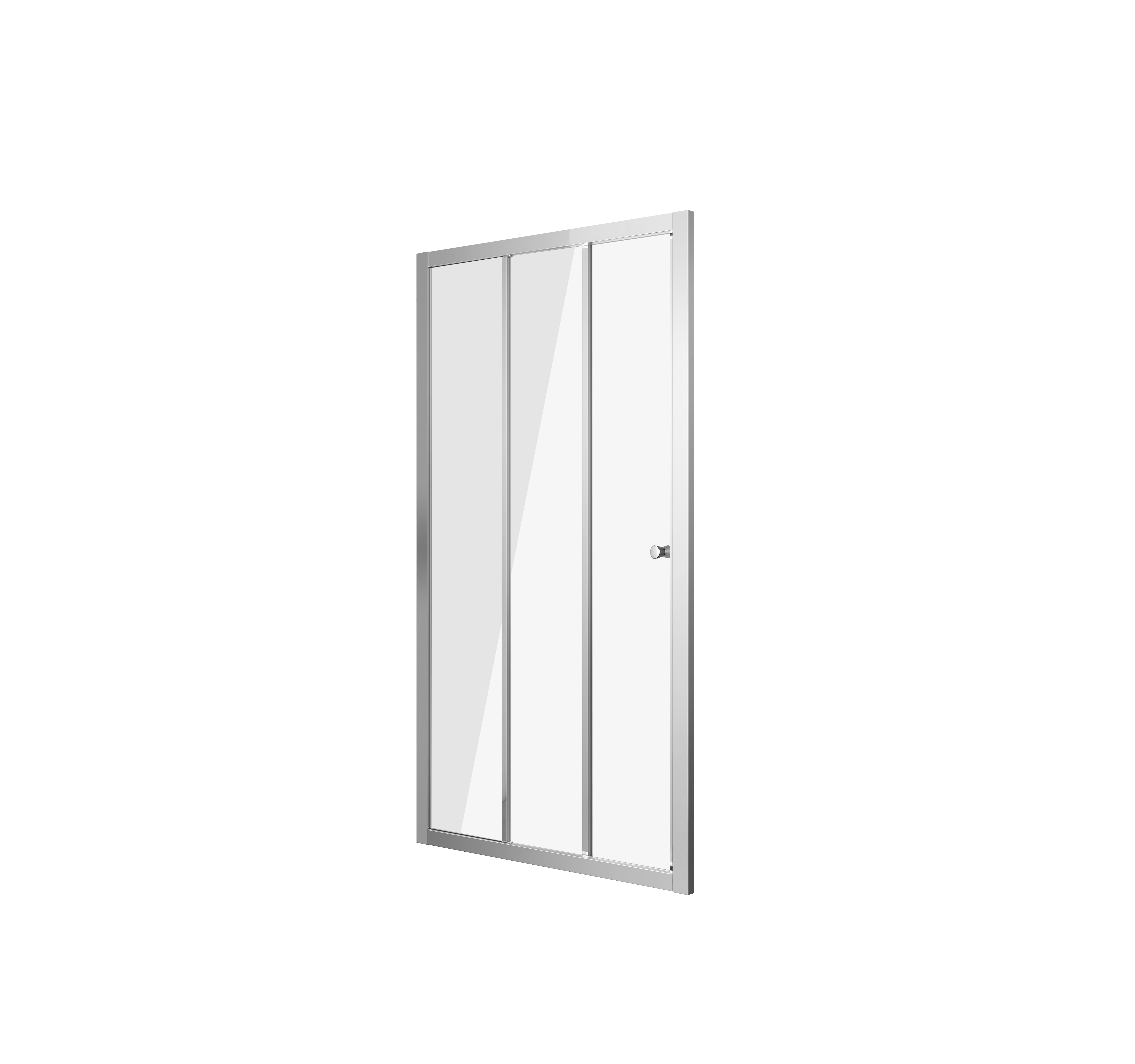 Душевая дверь Grossman Falcon 100х190 GR-D100Fa раздвижная, стекло прозрачное, профиль хром душевая дверь grossman