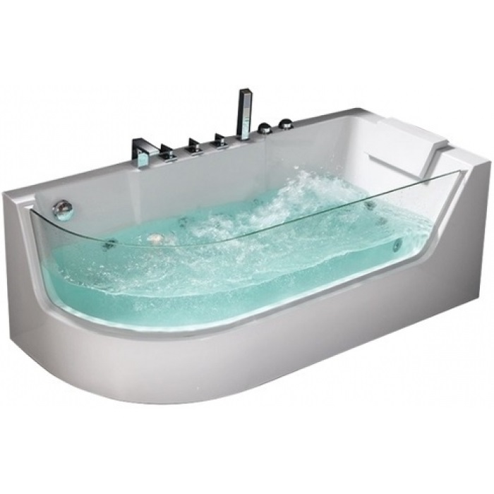 Гидромассажная ванна Grossman 170х80 GR-17000R ванна из литьевого мрамора salini alda 170х80 101922m