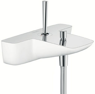 Смеситель для ванны или для душа Hansgrohe PuraVida 15472000 белый, хром