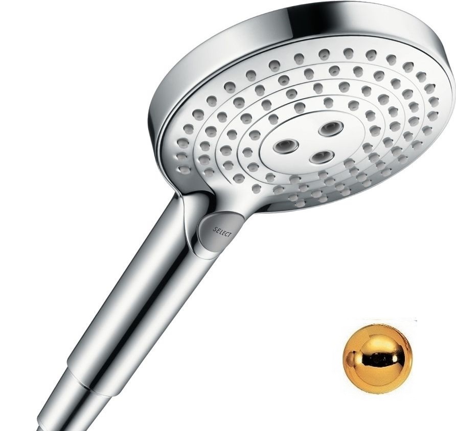 Лейка для душа Hansgrohe Raindance Select S 26530990золото