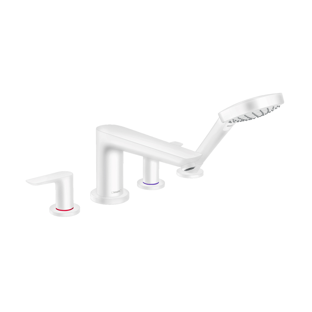 Смеситель для ванны Hansgrohe Talis E 71748700 белый матовый